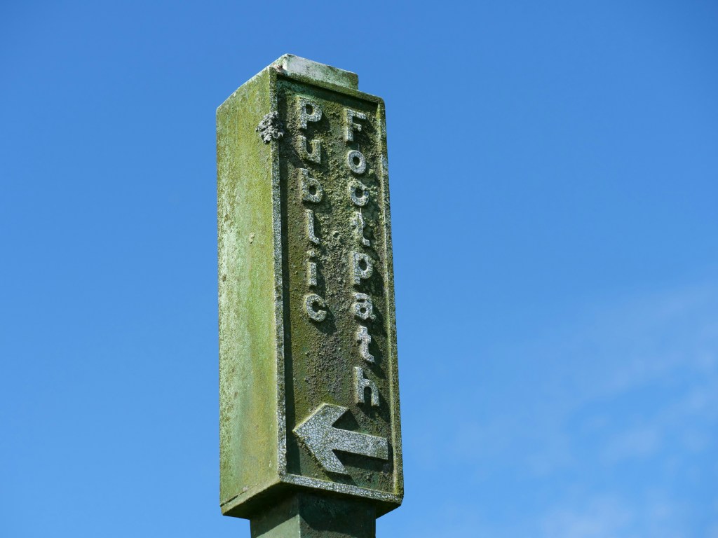 UK Public Footpath sign